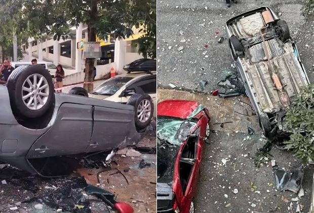 QuickCheck: Did a vehicle plunge from a KL apartment car park?