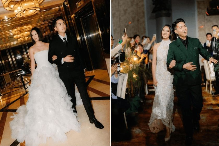 Actress Tay Ying and celebrity chef Wu Sihan hold star-studded wedding