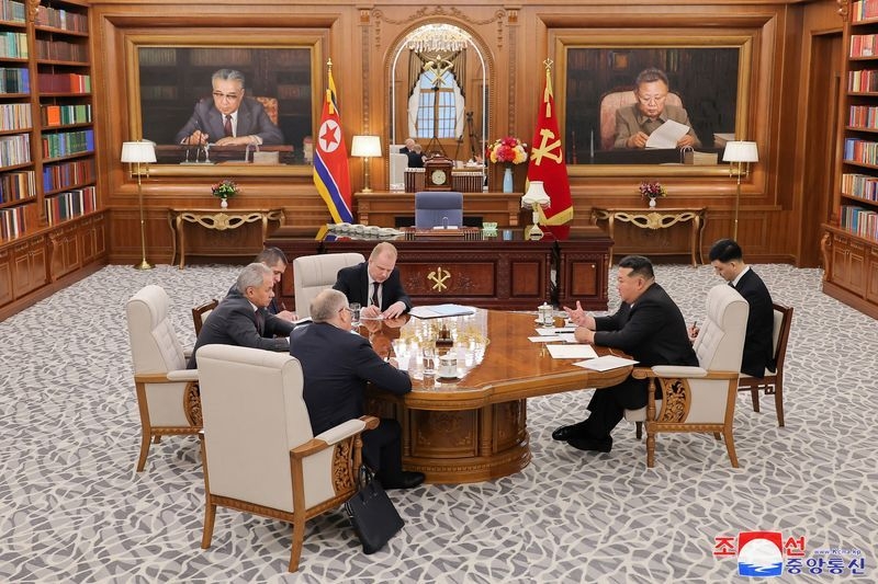 Top Russian security official holds talks with N.Korea's Kim for second time in two weeks