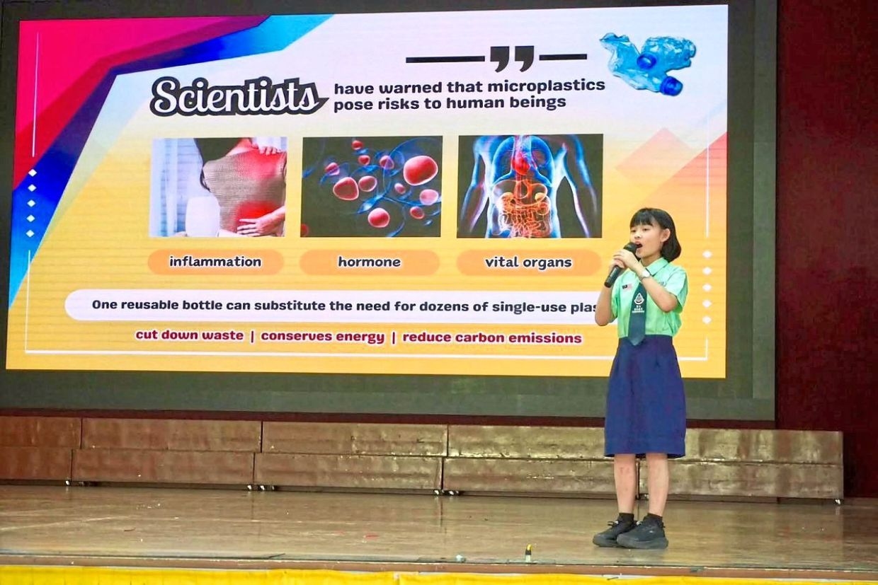 JB school sets up liquid detergent refilling kiosk