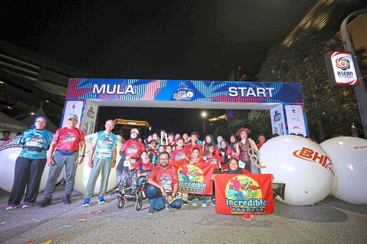 Putrajaya night run raises money for warriors' fundraising campaign