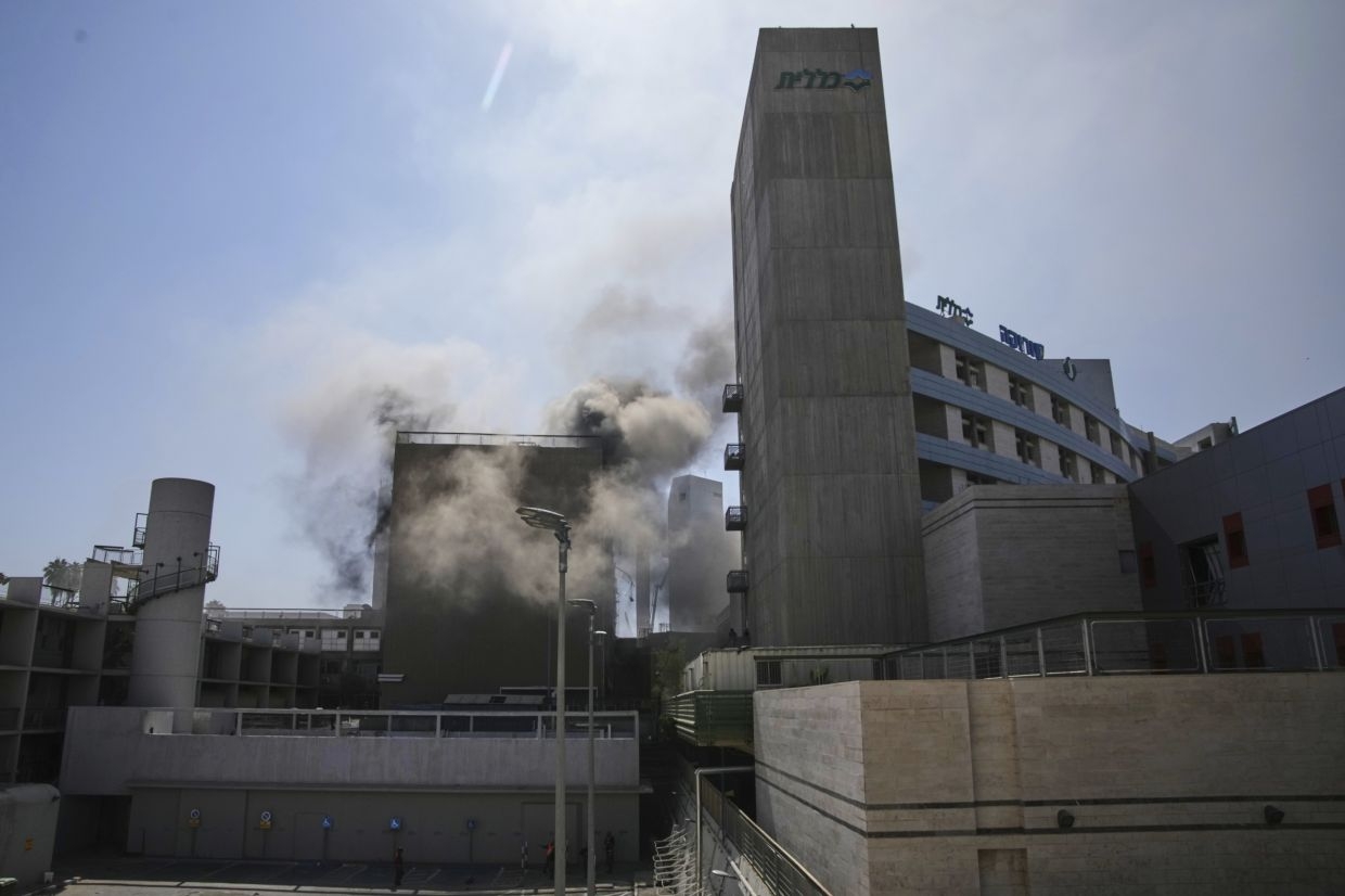 Iran denies targeting hospital in southern Israel