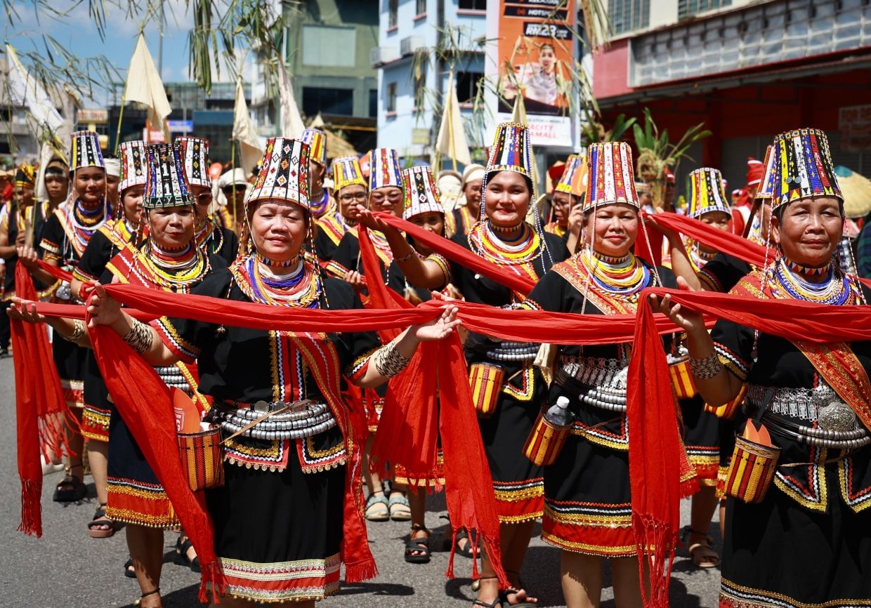 Sarawak's multicultural heritage shines at Gawai parade
