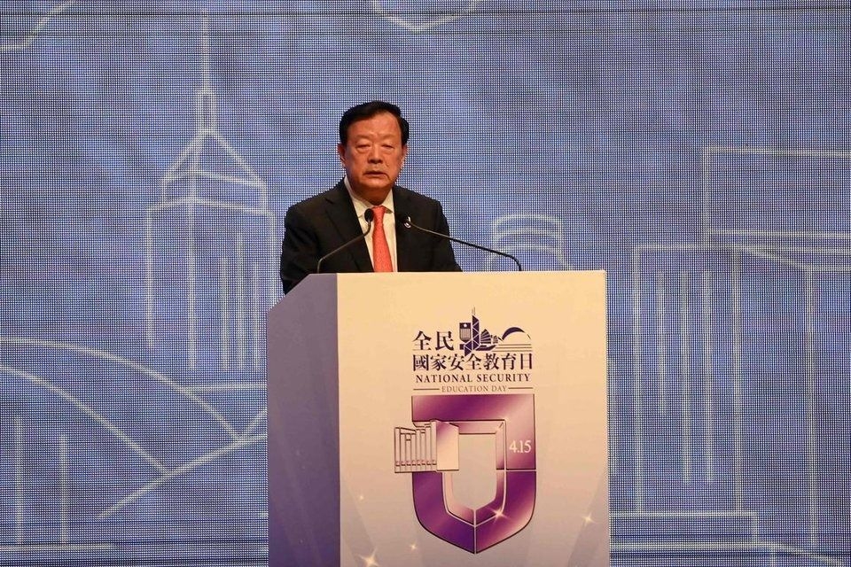 China's top HK official says security will ensure city's success