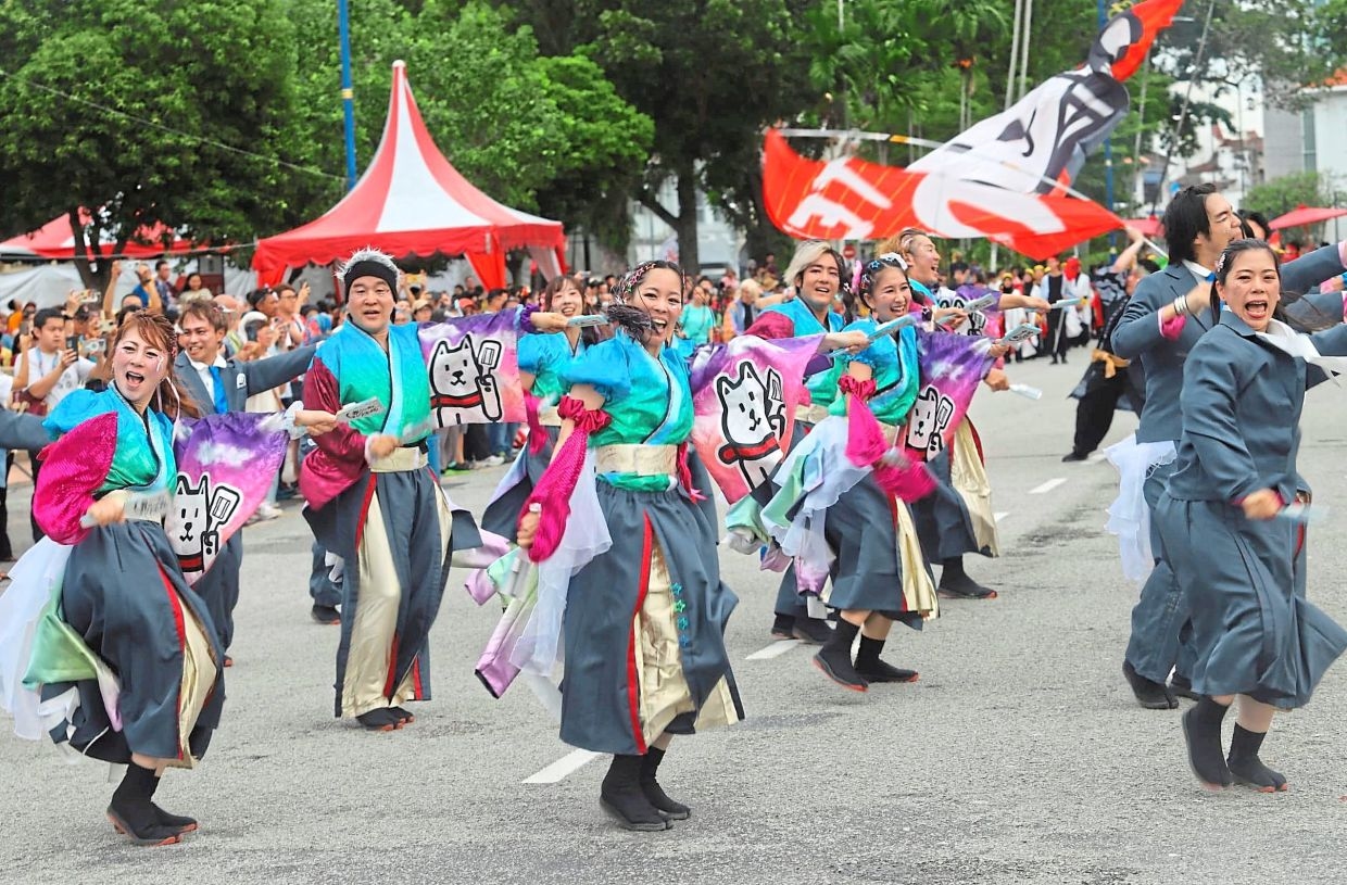 Parade blends elements of Penang and Japan
