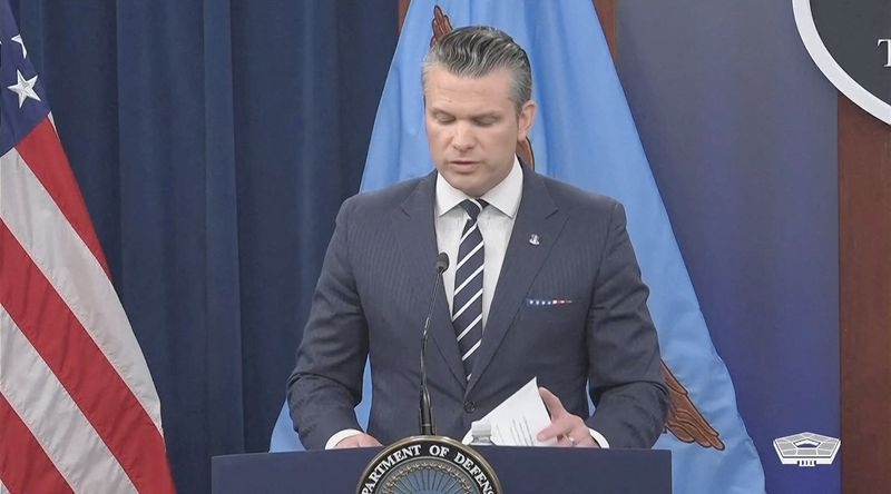 U.S. strikes against Iran nuclear facilities 'incredible and overwhelming success,' Pentagon chief says