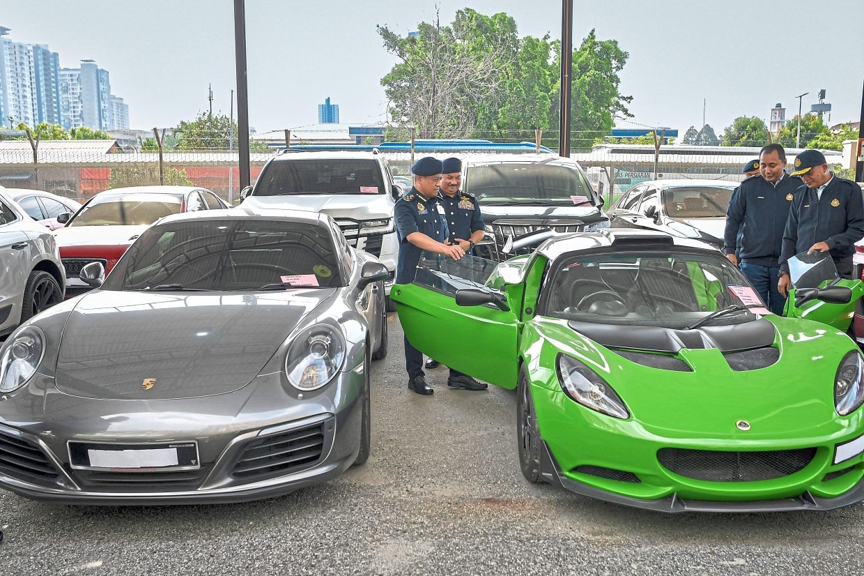 Over 100 luxury cars seized for various road offences