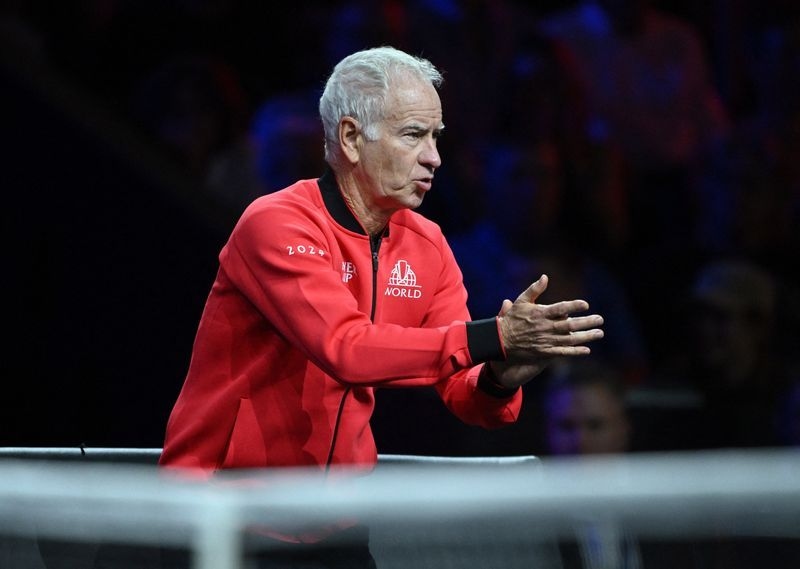 Tennis-Alcaraz, Sinner would benefit from new Big Three, McEnroe says