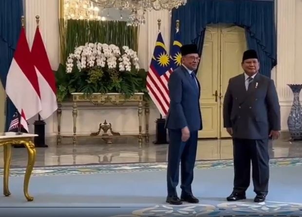 PM Anwar in Jakarta for talks with President Prabowo