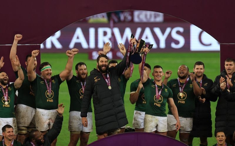 Rugby-Springboks centre Esterhuizen embraces hybrid role among the forwards