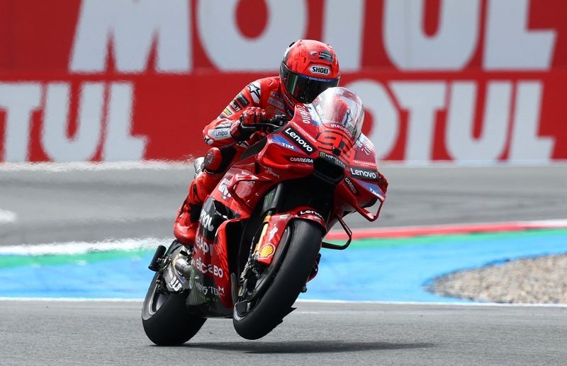 Motorcycling-Marc Marquez wins Dutch Grand Prix but brother Alex crashes out