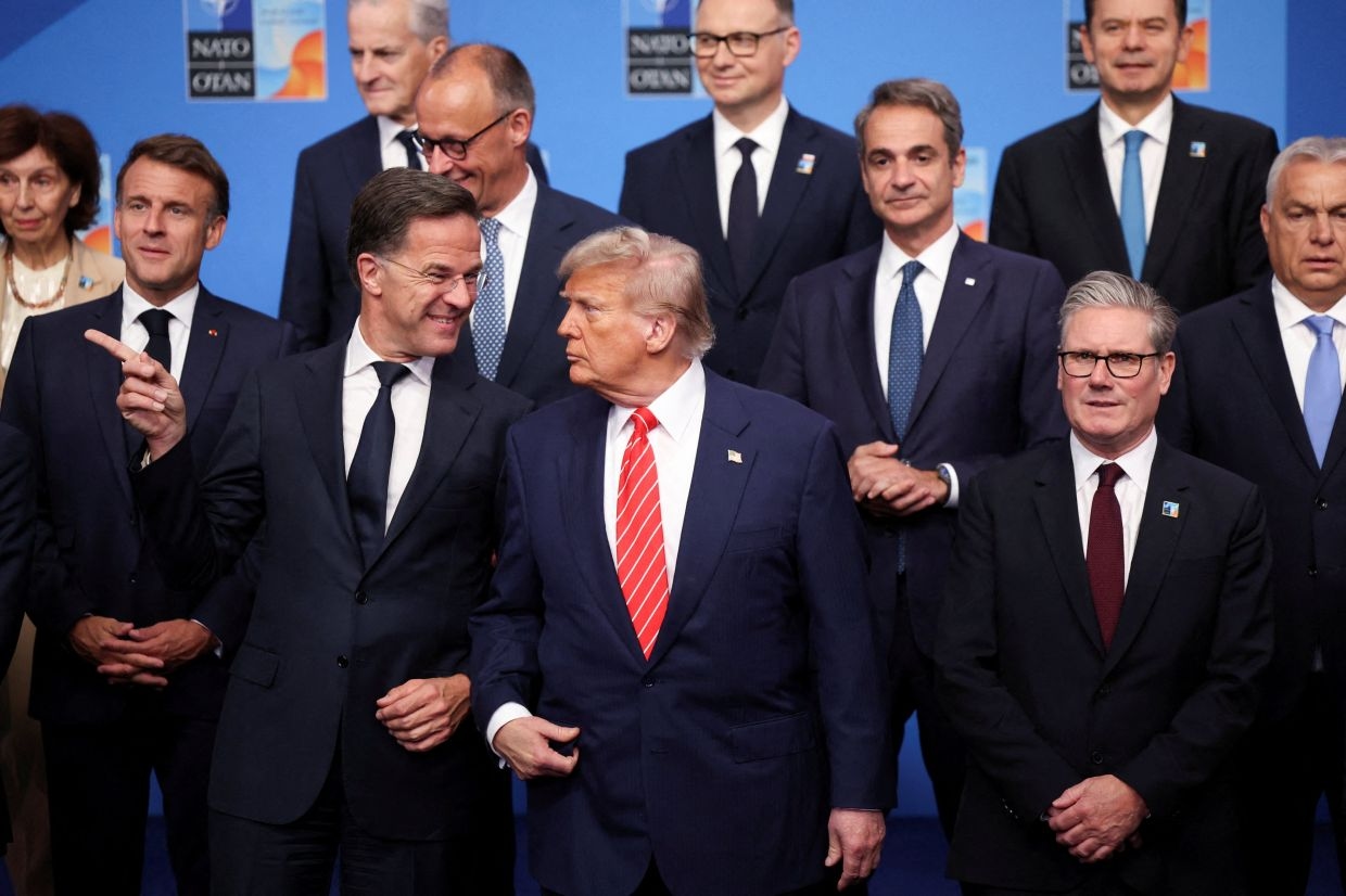 Nato leaders agree to 5% defence spending goal in annual summit