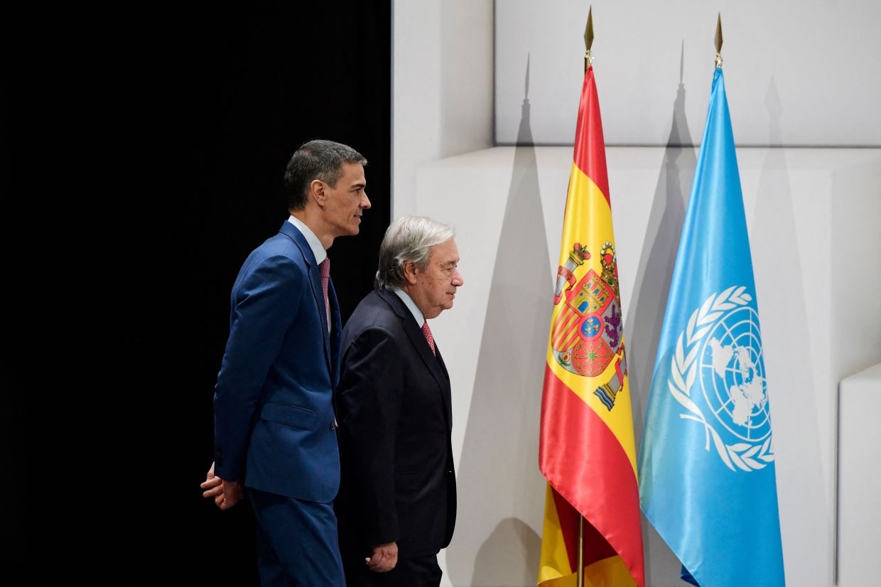 United Nations chief warns of 'decimated' aid budgets at development conference