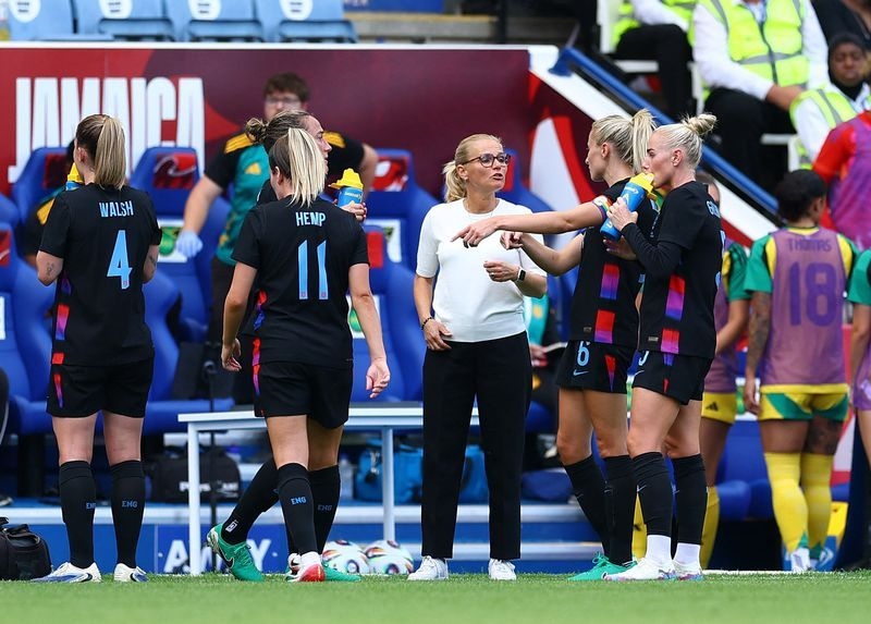 Soccer-England boss Wiegman says team well-prepared for sweltering Swiss heat