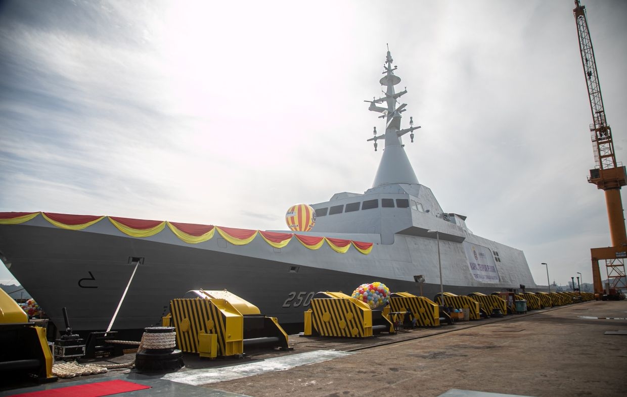 Tengku Permaisuri Selangor launches 'Raja Muda Nala', Navy's second LCS