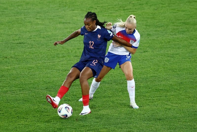 Soccer-Reigning champions England beaten 2-1 by France in Women's Euro opener