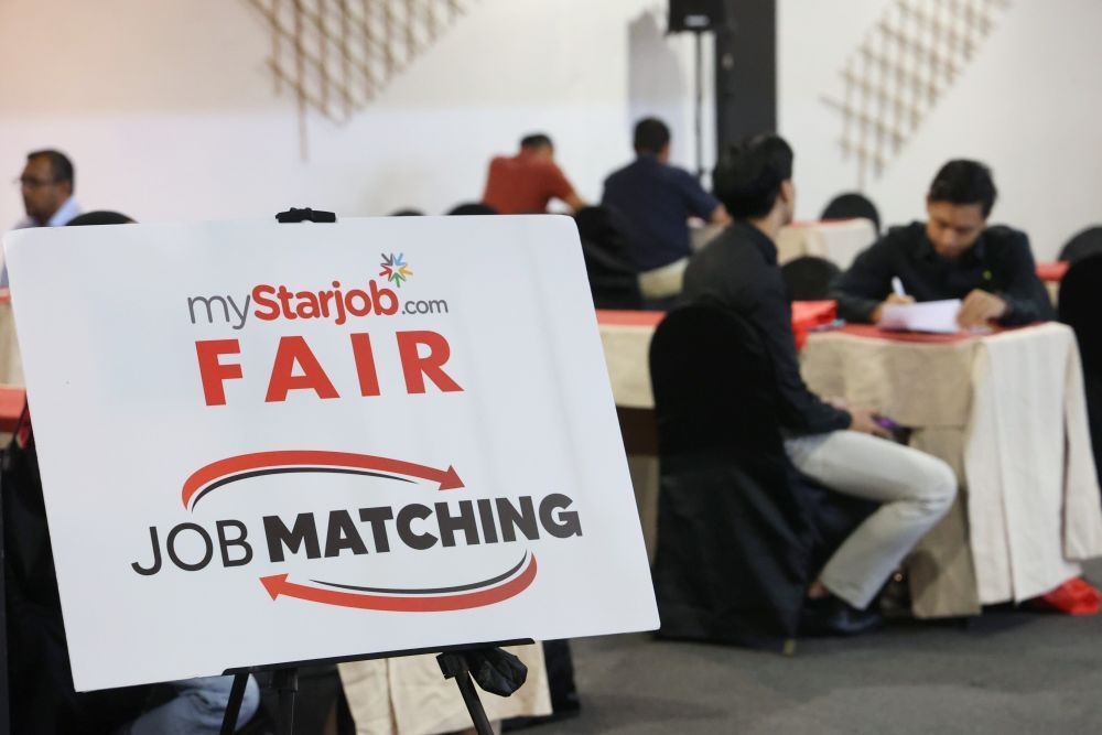 More visitors throng myStarJob Fair on second day