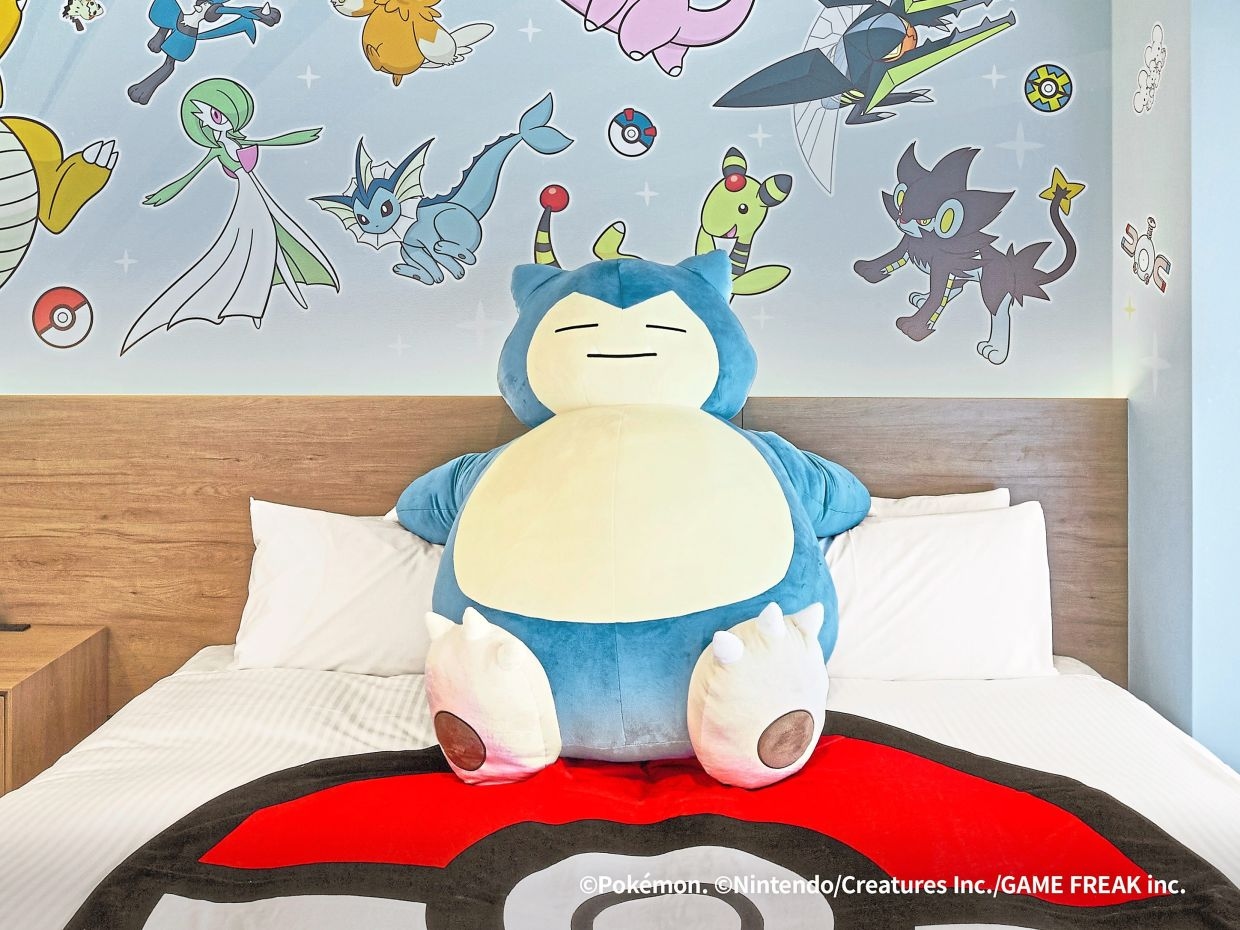 Catch some sleep at these cute Pokemon rooms in Japan