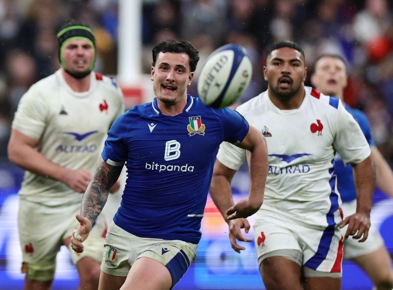 Rugby-Italy make five changes for second test against Springboks