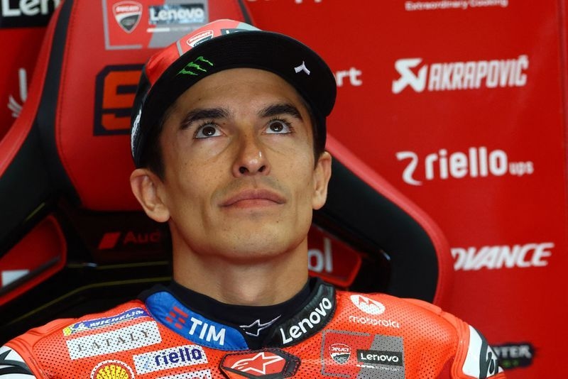 Motorcycling-Marquez takes seventh pole of season in wet German GP qualifying session