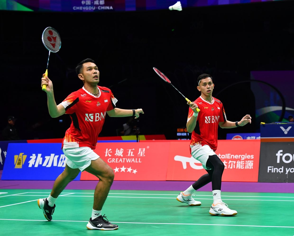 Fajar swaps partner in bid to end Indonesia's title drought