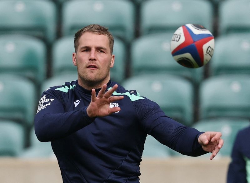 Rugby-Van der Merwe scores hat-trick as Lions crush AUNZ 48-0