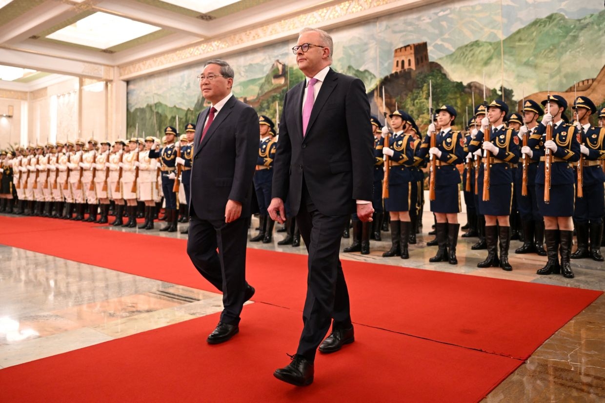 On Australian PM's visit to China, the two nations ‘hold back' on disputes