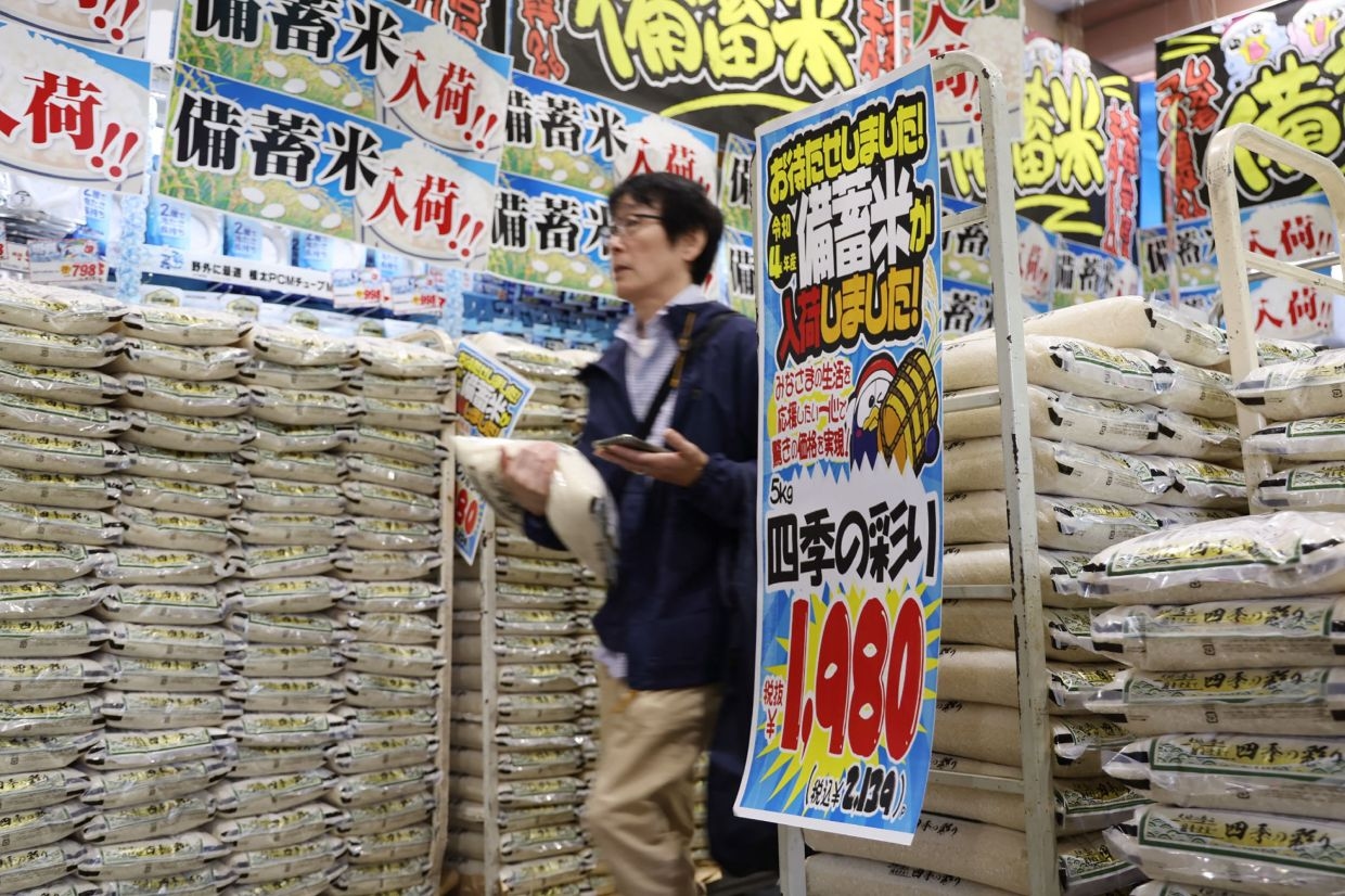 Japan rice prices double, raising pressure on PM Ishiba