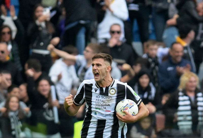 Soccer-Italy striker Lucca joins Napoli on loan from Udinese