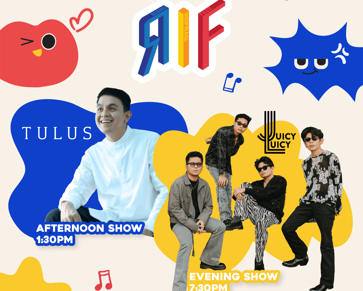 Indonesian superstars Tulus and Juicy Luicy to headline the much-anticipated inaugural Ruang Inspirasi Festival in KL
