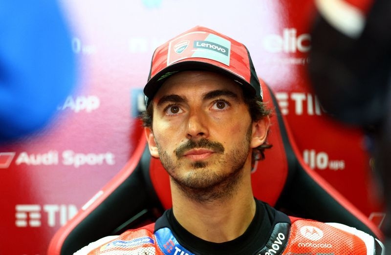 Motorcycling-Bagnaia storms to first pole of season at Czech MotoGP