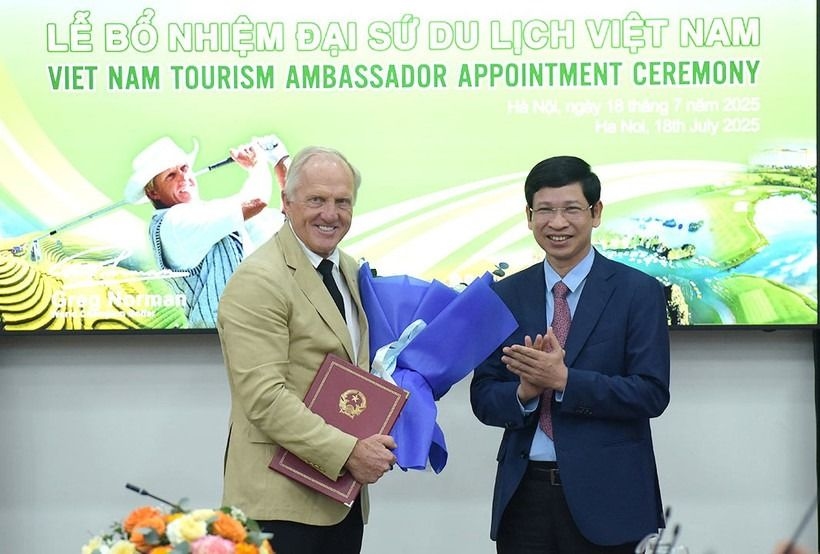 Australian golf legend Greg Norman reappointed as Vietnam's Tourism Ambassador