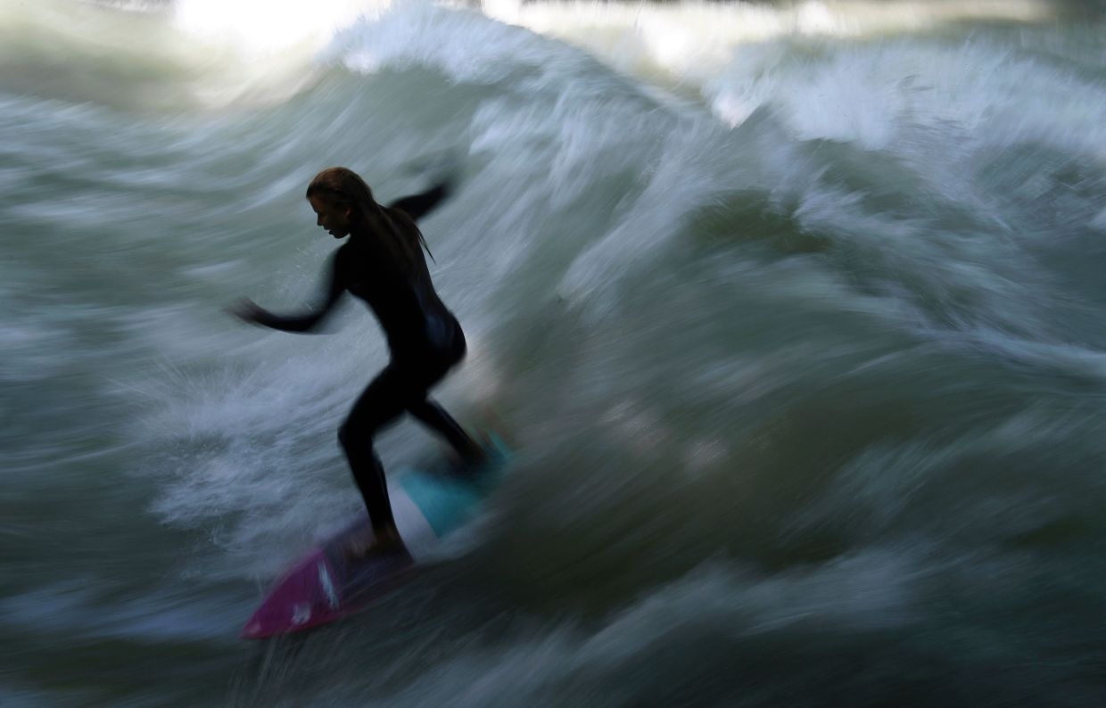 Aloha, Bavaria! Munich surfers riding wild river wave again