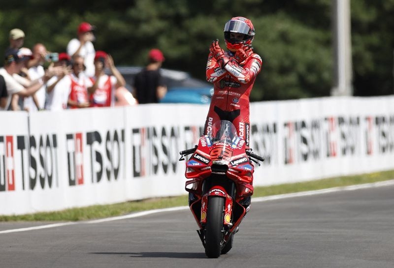 Motorcycling-Marc Marquez dominates Czech GP to win fifth race in a row