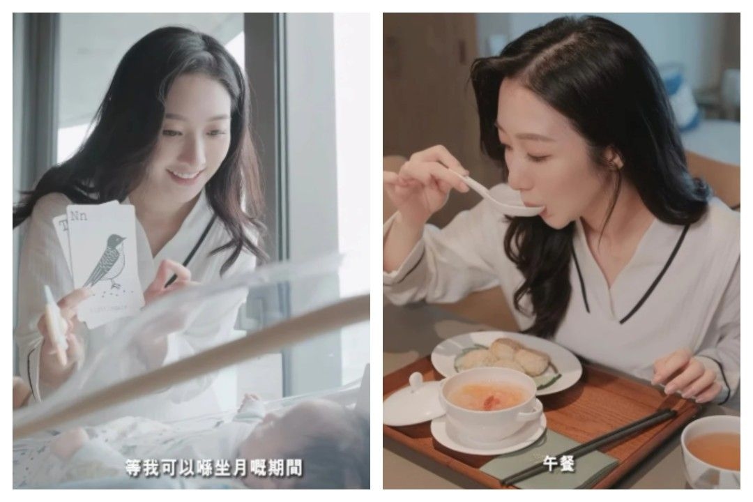 Regina Ho enjoys lavish confinement stay, with meals by Michelin-starred chef