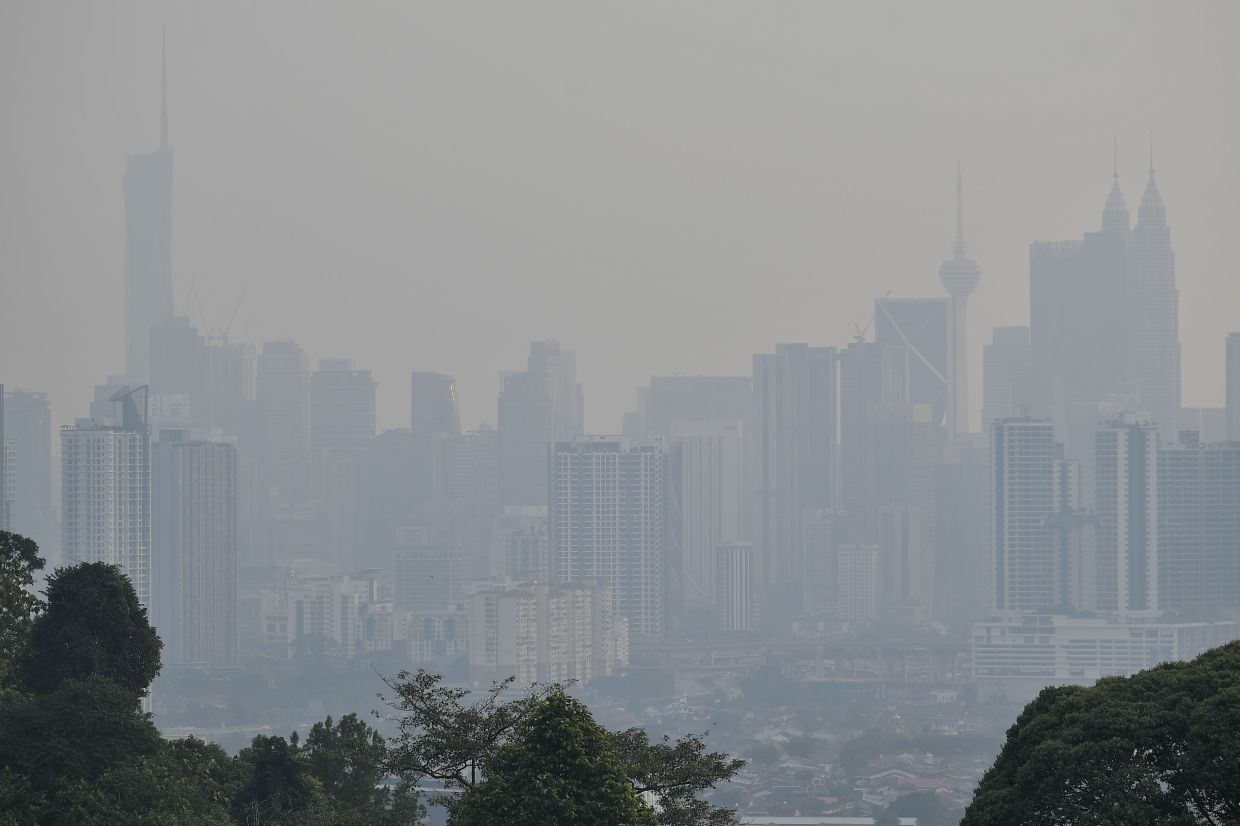 Air quality improves, only two areas remain unhealthy