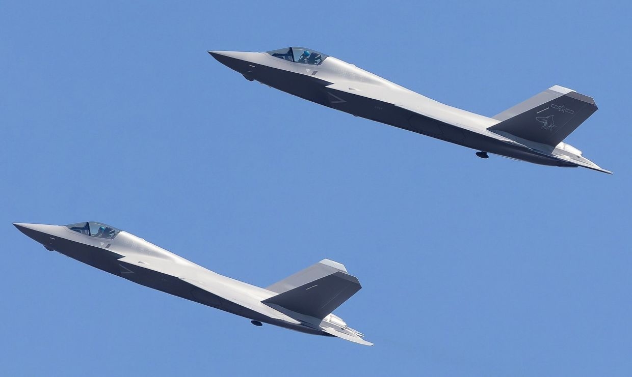 Rare close-ups signal China's J-35 stealth jets ready for Fujian carrier