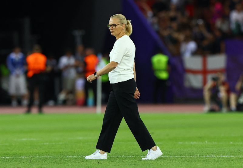 Soccer-England manager Wiegman not for sale, says FA's Bullingham