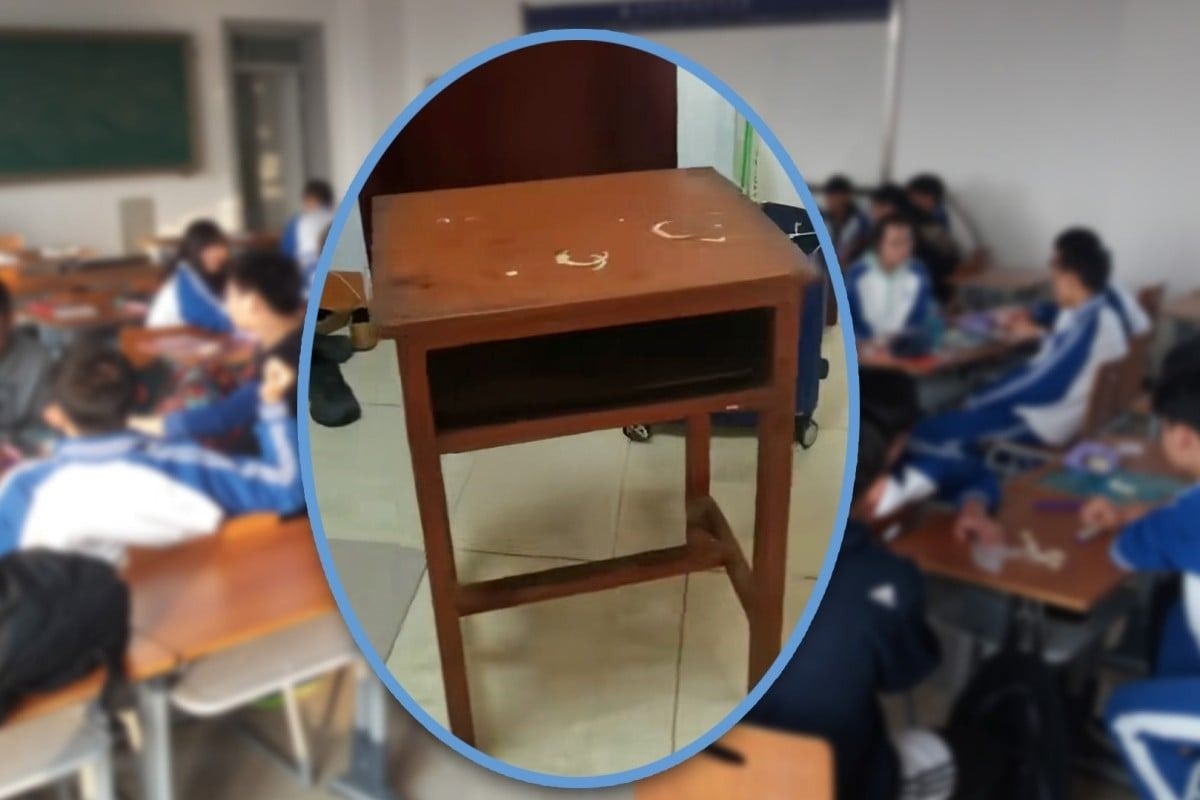 China tenant finds school desk he used 33 years ago in new flat