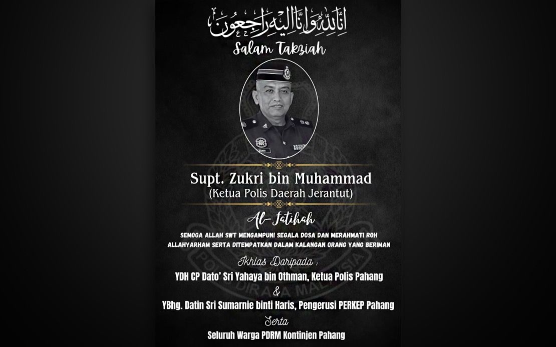 Jerantut OCPD dies of heart attack