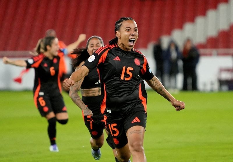 Soccer-Colombia edge Argentina in shootout to reach Women's Copa America final