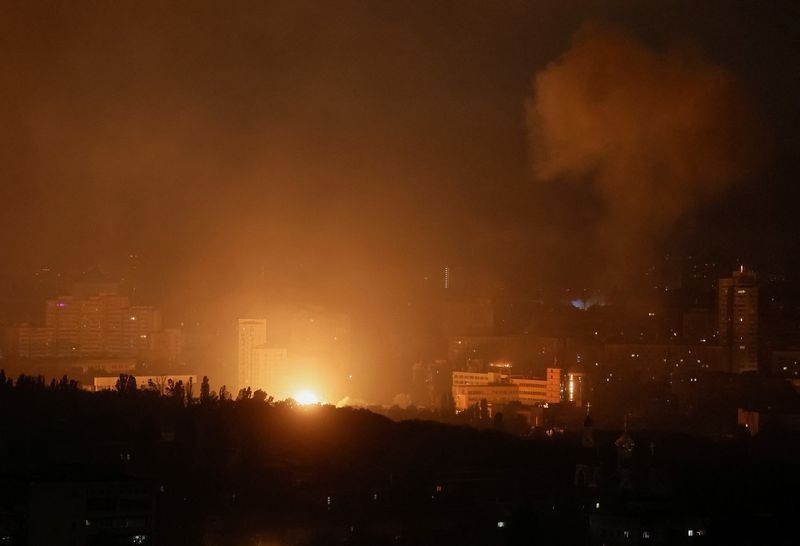 Two killed in Russian air strike on Kyiv, city officials say