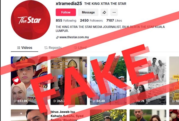 Beware of TikTok account falsely claiming to be The Star journalist