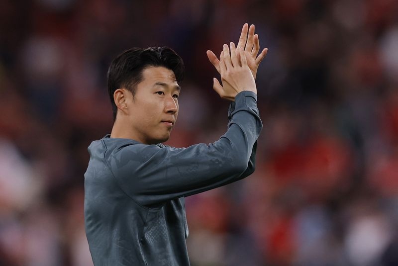 Soccer-Spurs captain Son says he is leaving the club