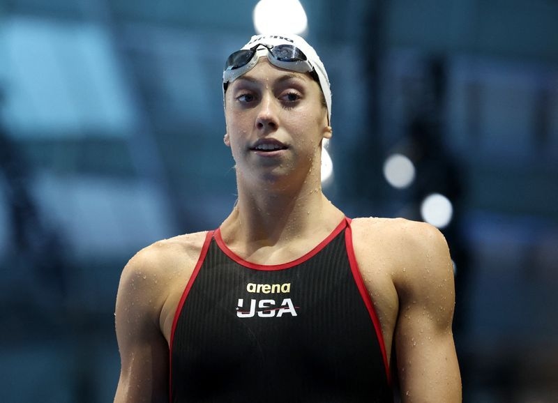 Swimming-Walsh blocks out criticism of US team's performance at world championships