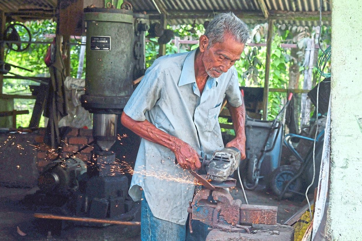 Fire, steel and patience shape his age-old craft