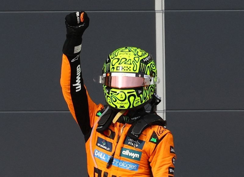 Motor racing-Norris cuts Piastri's lead with Hungary win
