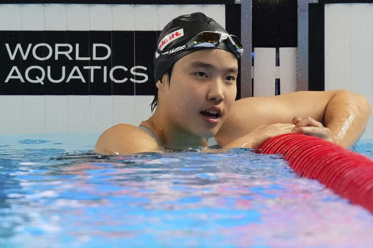 12-year-old Yu Zidi stuns the world, emerges as swimming's next big star at Singapore's world championships