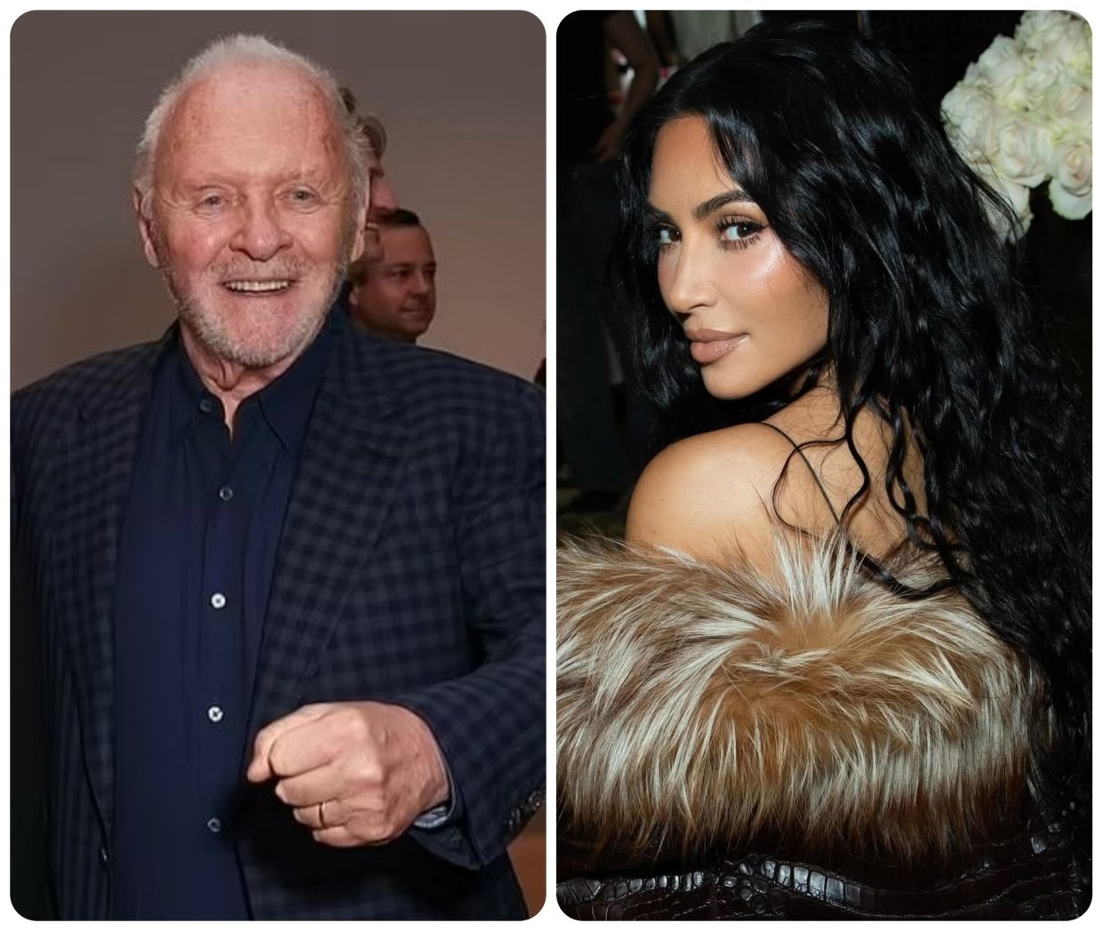 Anthony Hopkins channels Hannibal Lecter in Kim Kardashian's face shapewear