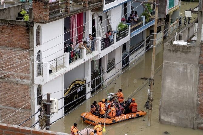 India deploys rescue teams as flood swamps Himalayan town